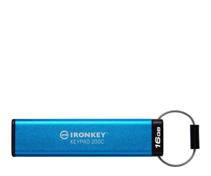 PenDrive Kingston 16GB IronKey Keypad 200C USB-C FIPS 140-3 Lvl 3 AES-256